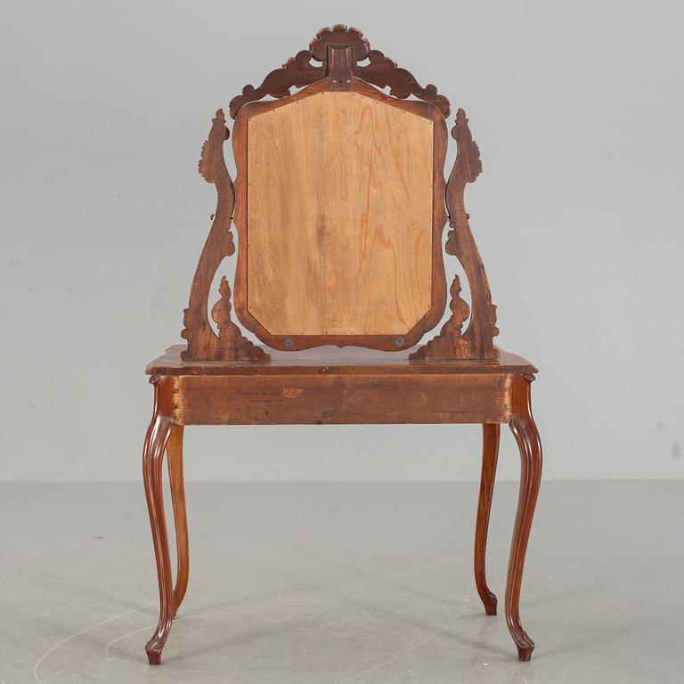 TOILETTBORD, nyrokoko, daterad 1868.