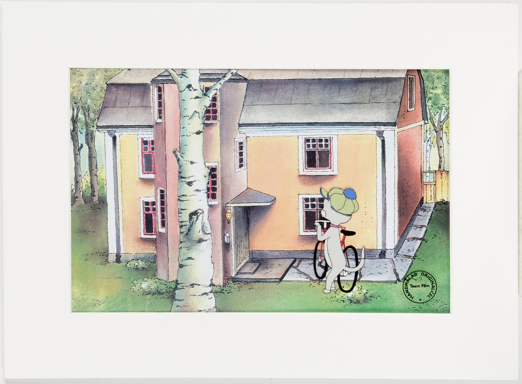 FILMCELLER, 10 stycken, original, ur "Pelle Svanslös", Team Film, flertalet sign SL.