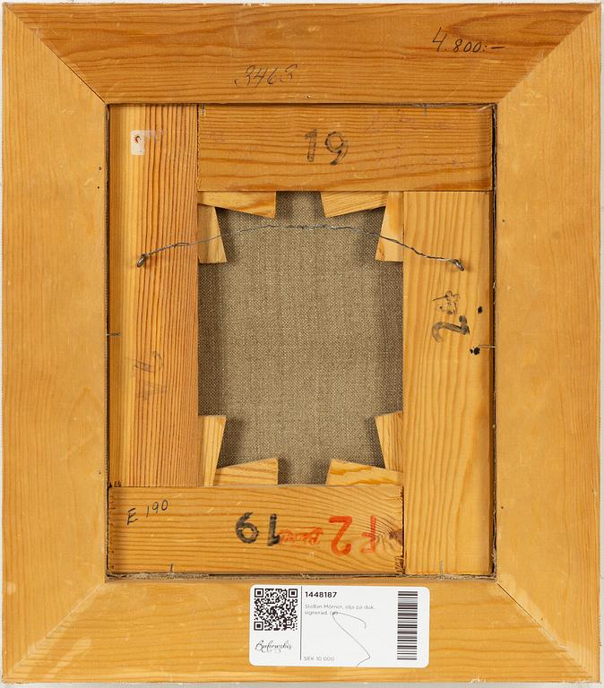 Stellan Mörner, olja på duk, signerad.