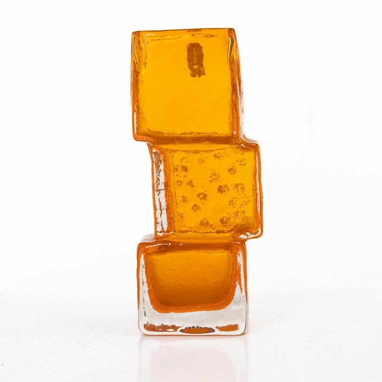 Geoffrey Baxter, "Drunken Bricklayer", vase, glass, Whitefriars.