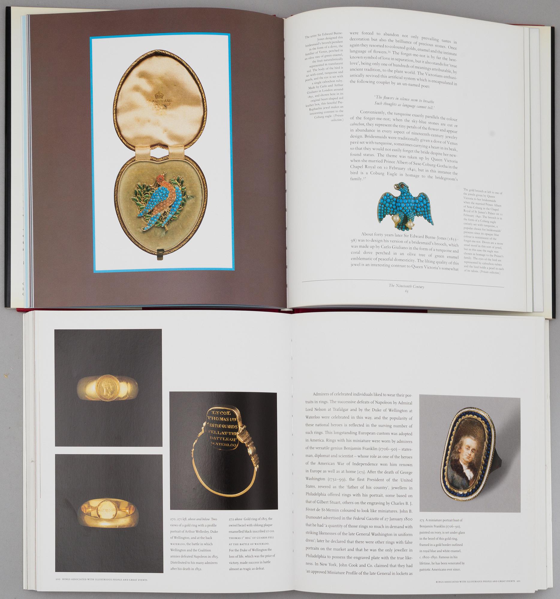 BOOKS, 7 vol. About Jewelry.