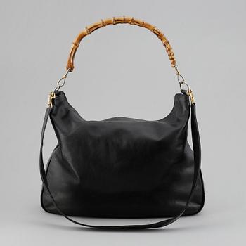 Gucci, 'Bamboo leather bag'.