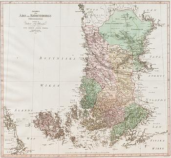 58. A MAP OF SOUTHWEST FINLAND.