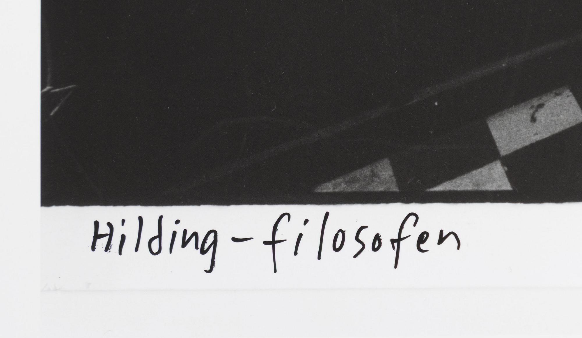 Carl Johan De Geer, "Hilding-filosofen".