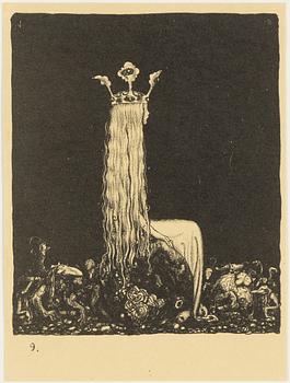 John Bauer, "Prinsessan och småtrollen".