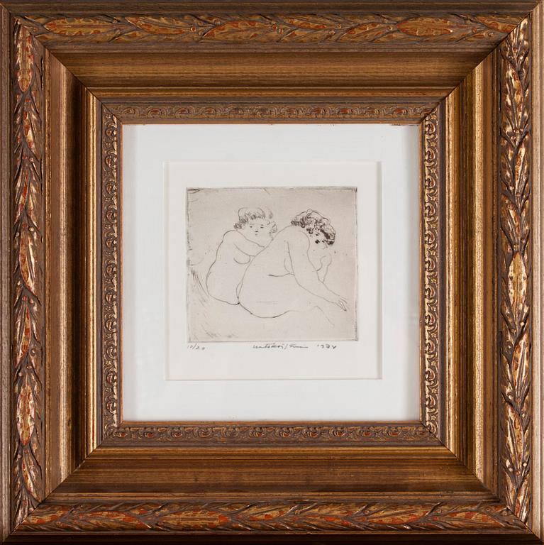 UNTO KOISTINEN, etsning, signerad, daterad 1974 och numrerad 10/20.