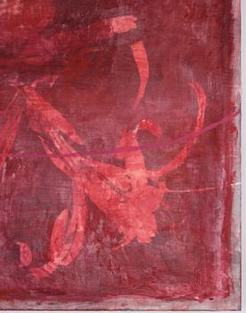 Jette L Ranning, signed and dated 2002 verso. Triptych. Oil on canvas.