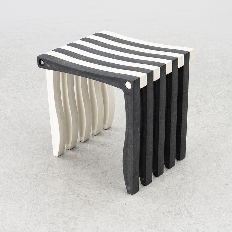 Shigeru Ban, stool/chair, "10-unit" system, Artek, 21st century.