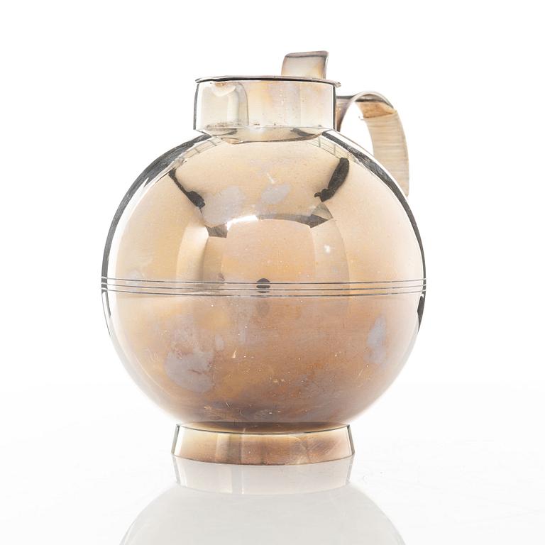 Sylvia Stave, a silver plated jug, CG Hallberg, 1930s.