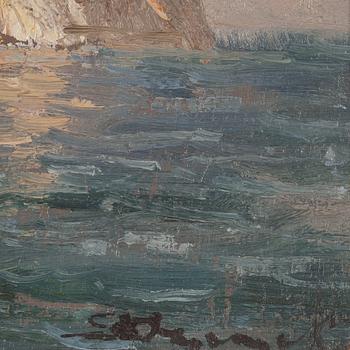 EUGENIUSZ DZIERZENCKI, 2 st. Olja på kartong, signerad.