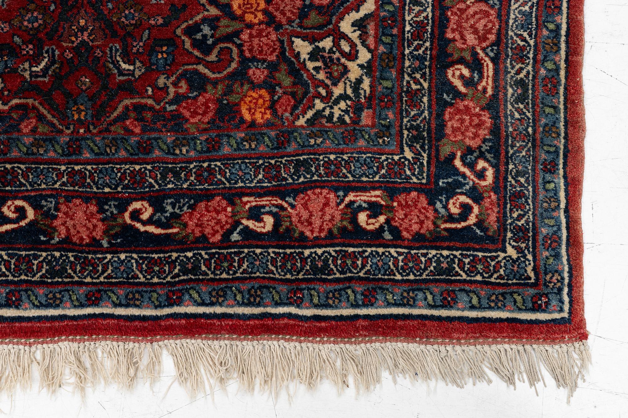 A semi-antique Bidjar carpet, West Persia, c. 204 x 130 cm.