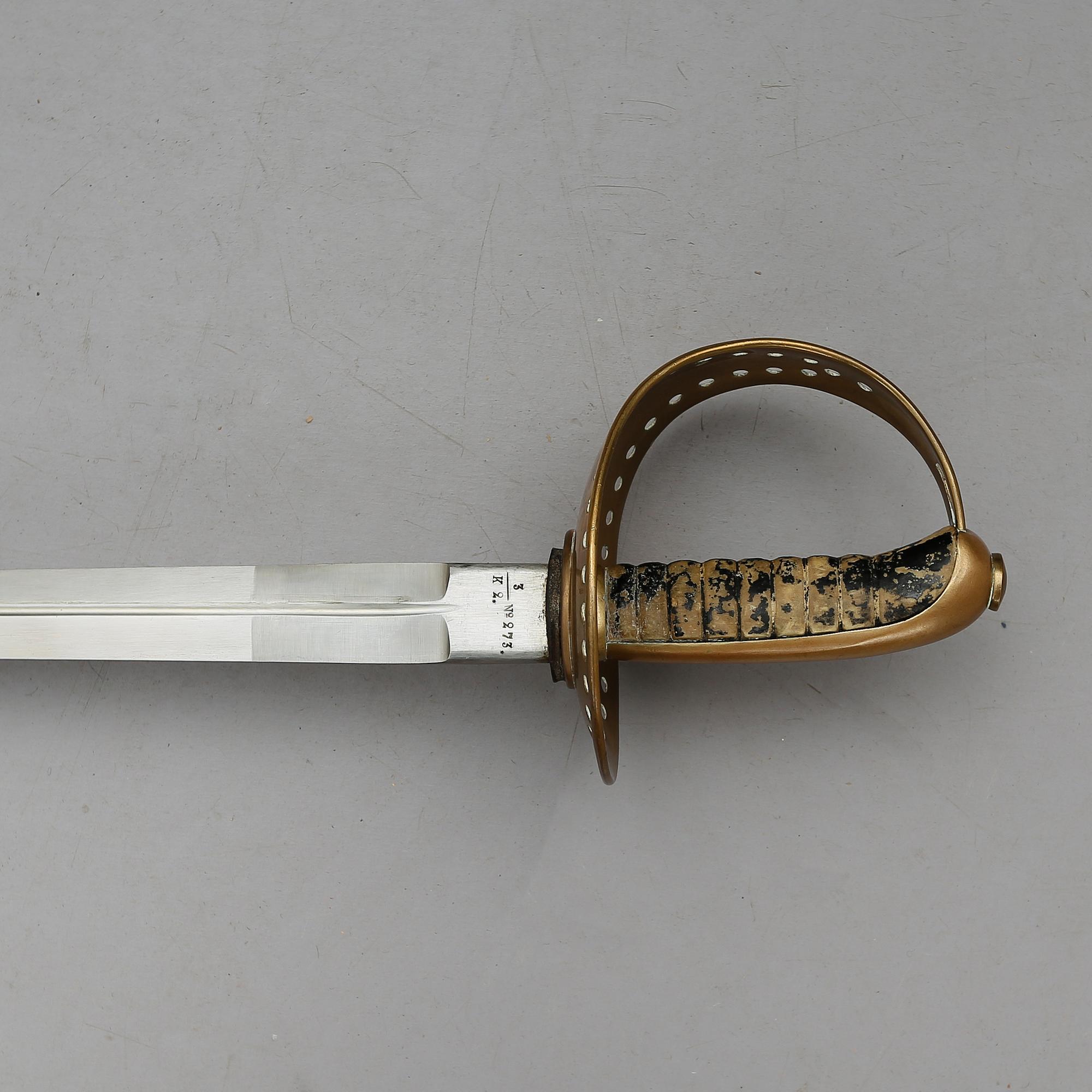 PALLASCH, m/1893, för kavalleriet.