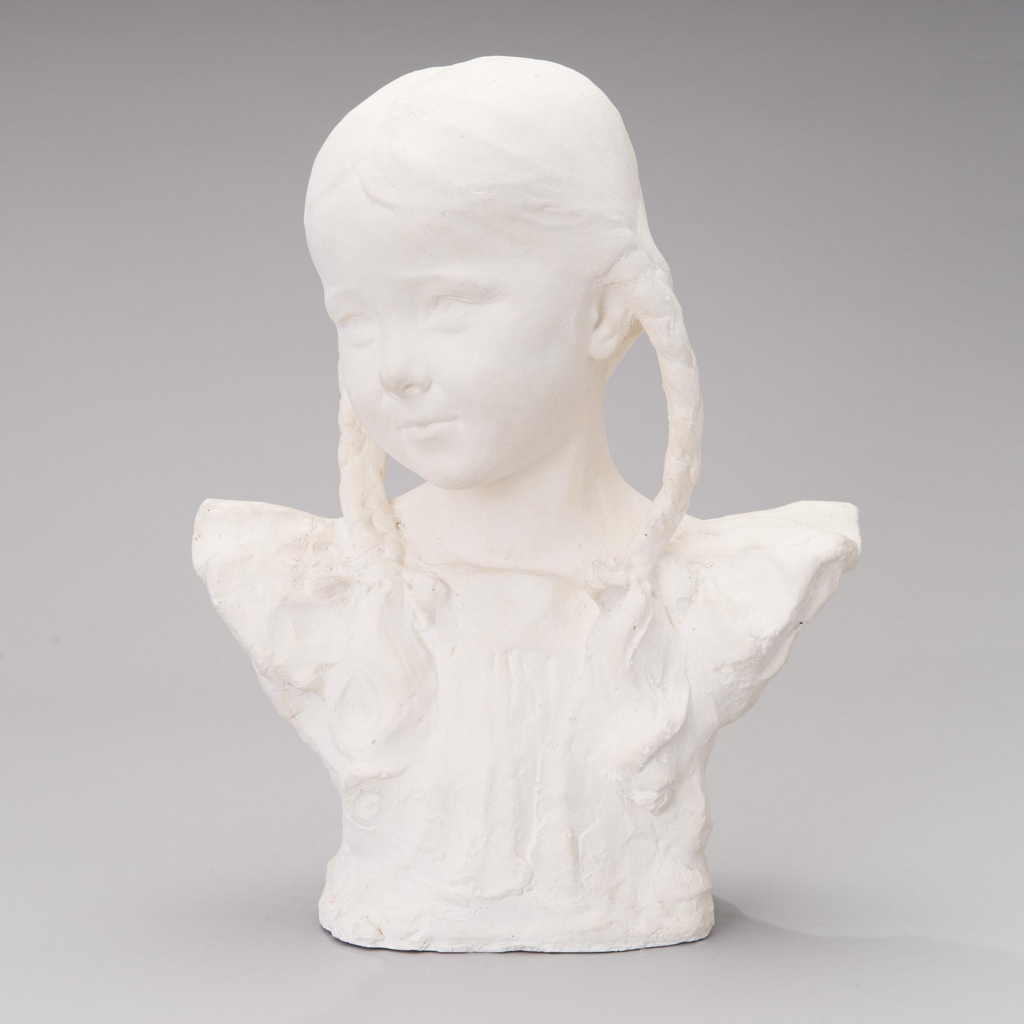 sculpture, cast by Visavuori museum, plaster, signed.