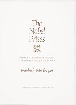 Friedrich Meckseper, "The Nobel Prizes" Portfölj med 6 etsningar.