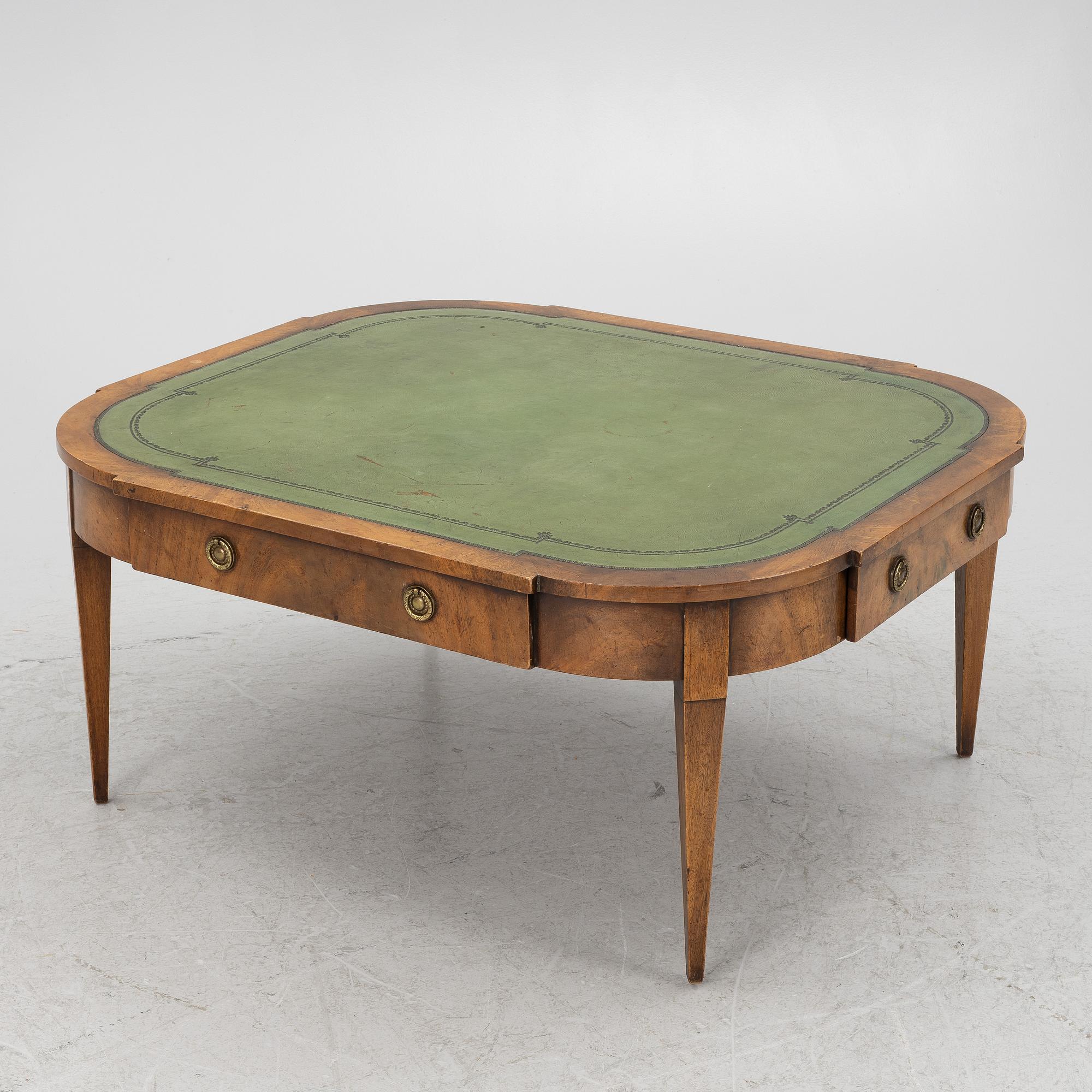 Coffee table, Louis XVI style, circa mid-20th century.