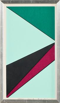 Olle Baertling · OLLE BAERTLING, färgserigrafi, daterad 1966-68, numrerad 256/300.
