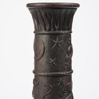 Johannes Dahl, piedestal, "Solvisare", Näfveqvarns bruk, Swedish Grace.