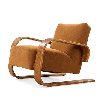 11. Alvar Aalto, a 'model 400' easy chair, The Tank, made on license by Aalto Design Hedemora Sweden 1946-56, for Artek.