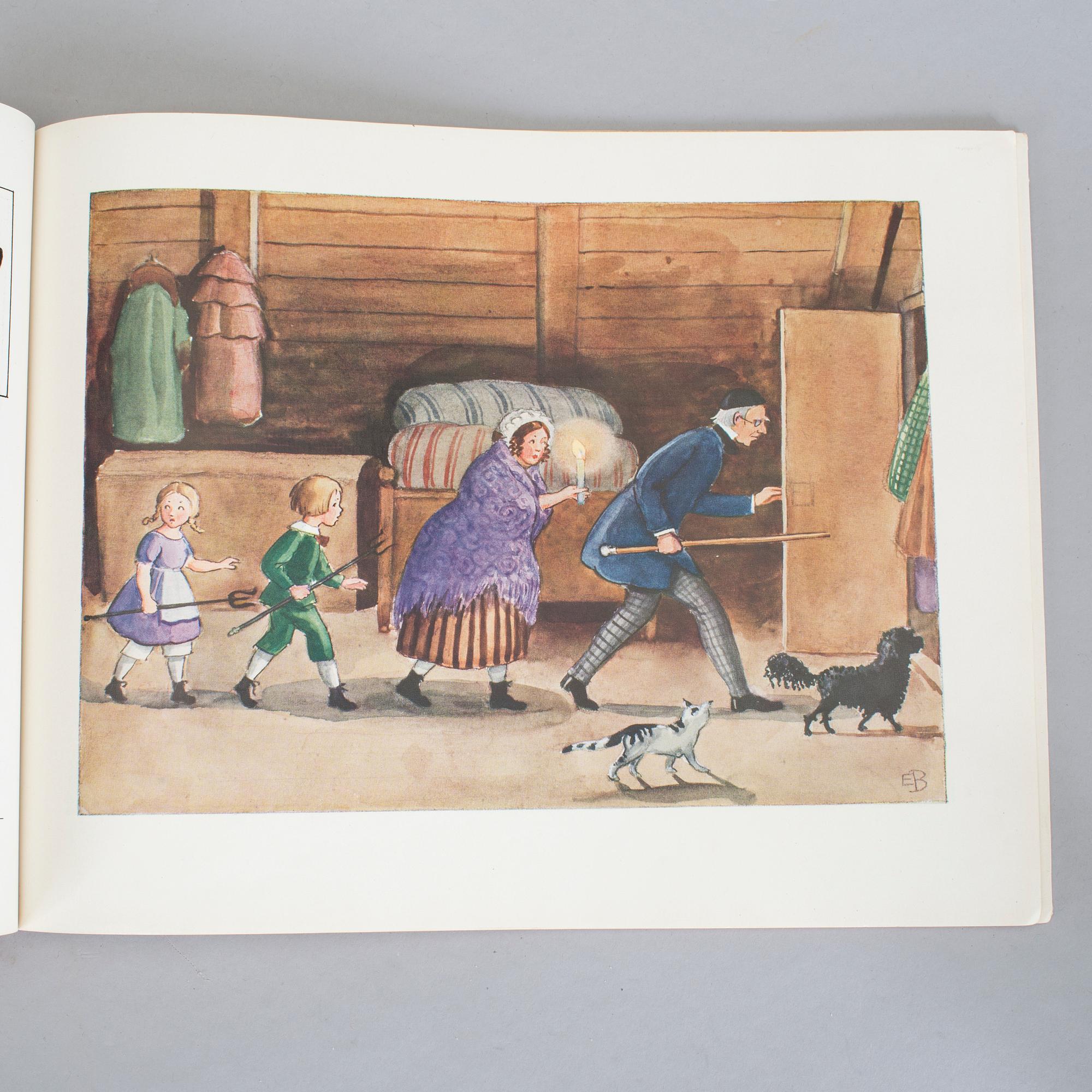 ELSA BESKOW, Tant Bruns Födelsedag, bilderbok, egenhändigt
