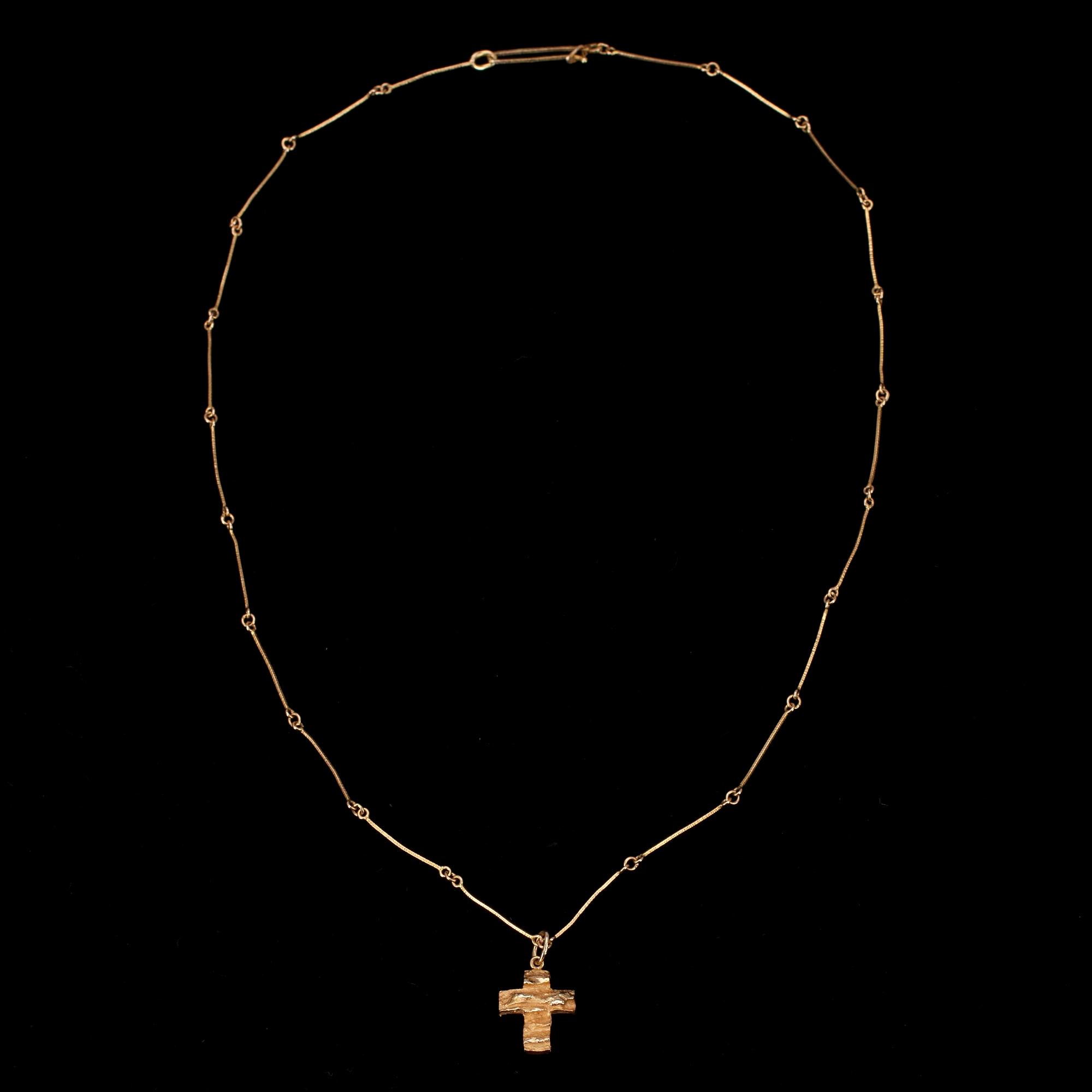 HÄNGSMYCKE, guld 14K, Björn Weckström, Lapponia, 1975. Vikt 4,4 g.