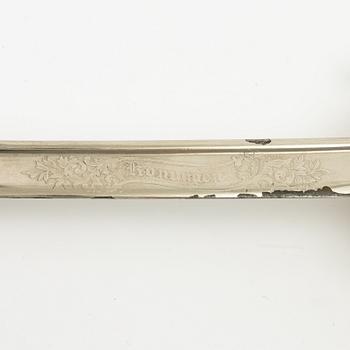Sabel, svensk, m/1859 för infanteriofficer, med balja.