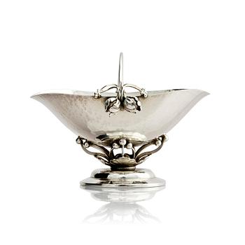 516. Georg Jensen, a sterling silver salt cellar, Copenhagen, Denmark 1933-1944.