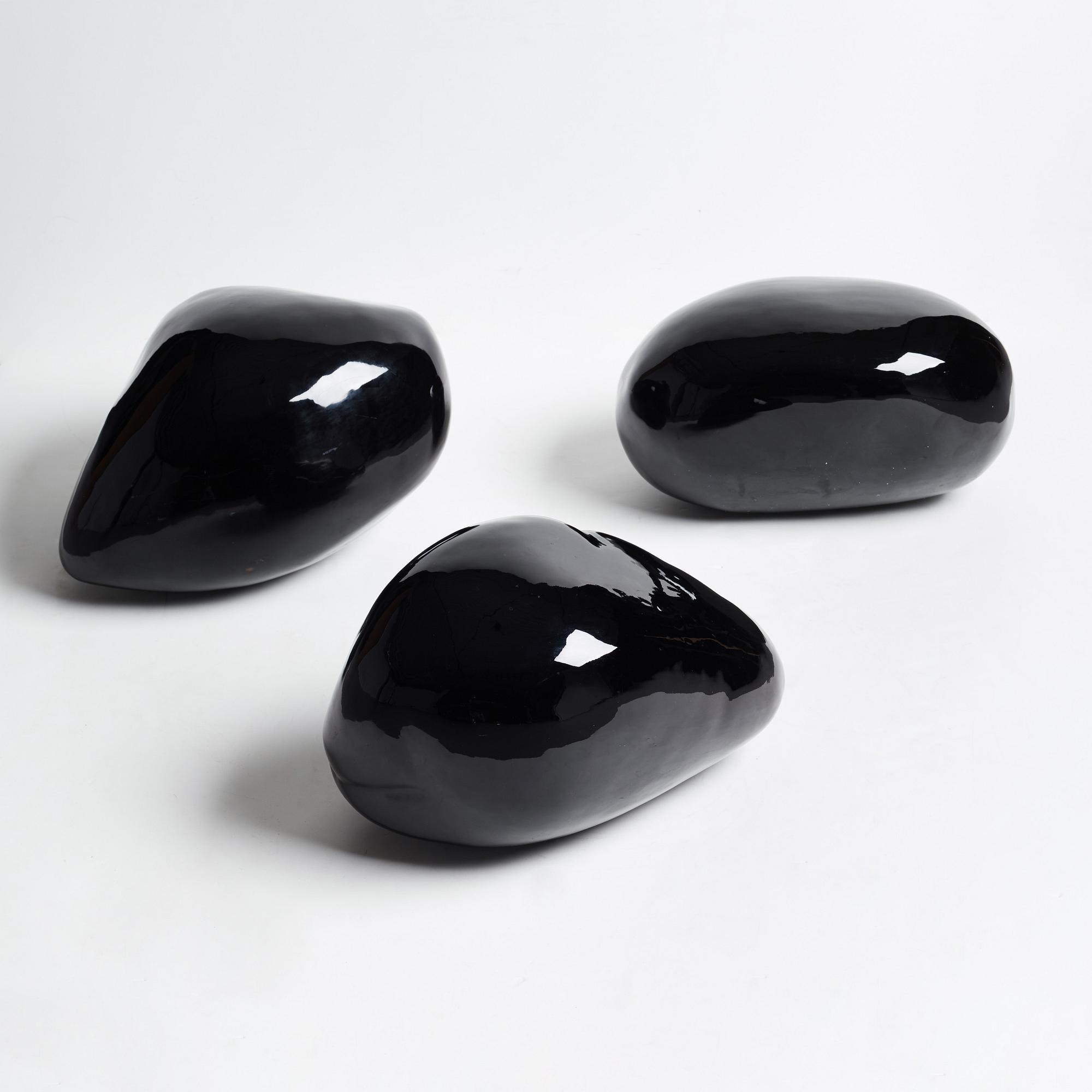 Alexander Lamont, "Lustre stones" 3 pieces, 21st Century.