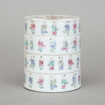 MATBURK, porslin, Kina 1800/1900-tal.