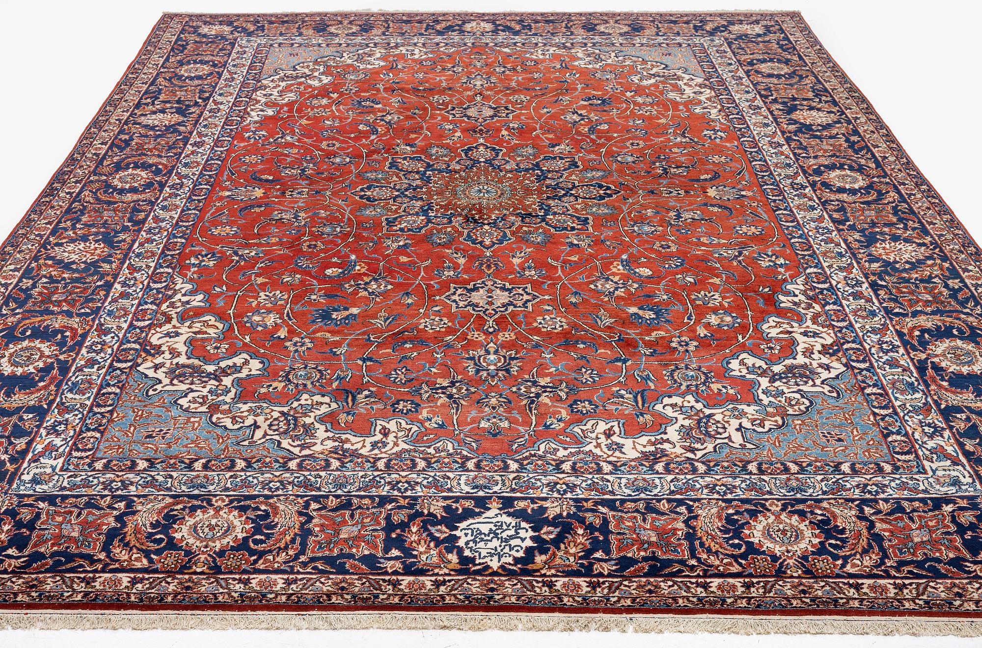 An antique Isfahan, Central Persia, dated 1283 (1903-04), c. 486 x 319 cm.