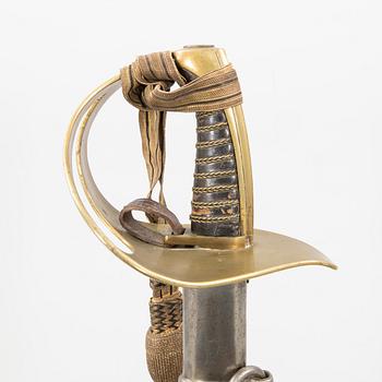 Saber, Swedish, 1854  cavalry, pattern. with scabbard.