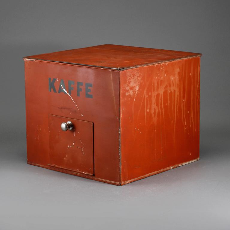 KAFFEBOX, plåt, 1900-talets första hälft.