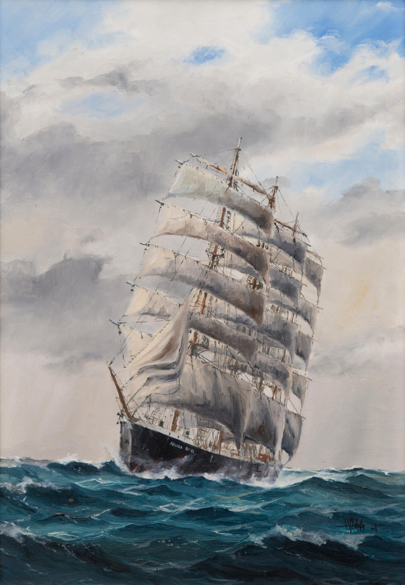 HÅKAN SJÖSTRÖM, oil on canvas, signed and dated -64.