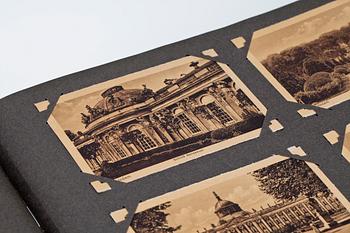 BREVKORTSALBUM, ca 260 vykort, slutet 1800/början 1900.