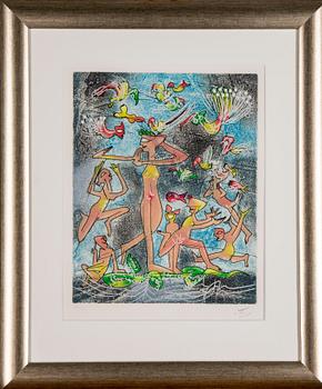 ROBERTO MATTA, etsning, signerad och numrerad 22/100.
