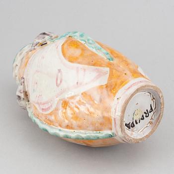 Salvatore Procida, a glazed ceramic vase, Italy 1950's.