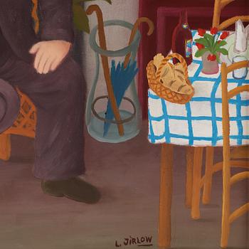 Lennart Jirlow, Man in restaurant interior.