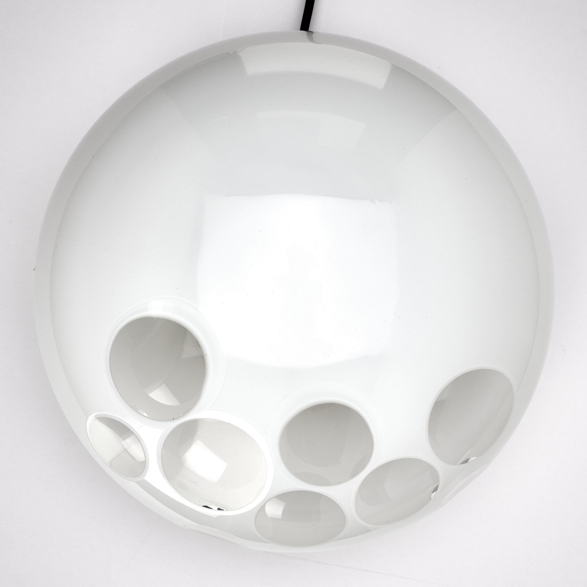 Carlo Nason, bordslampa, "LT 357 Moonbase", Mazzega, Italien, 1970-tal.