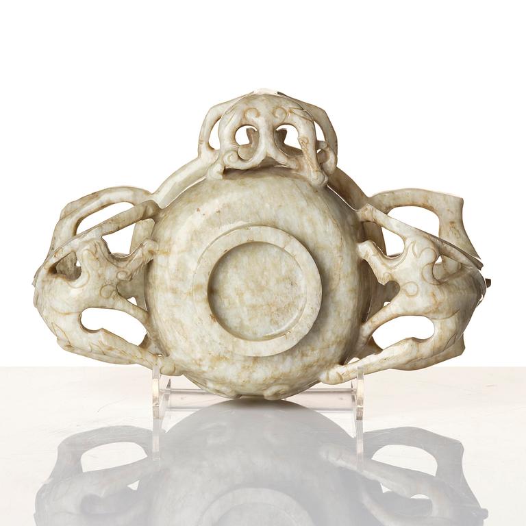 Bägare, jade. Mingdynastin (1368-1644).