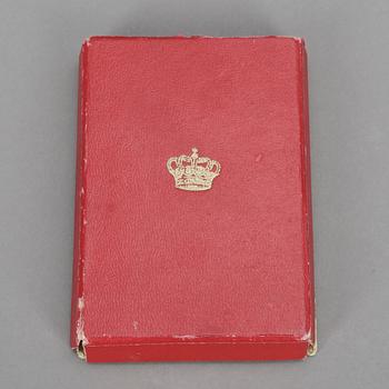 MINNESMEDALJ, guld, Bien Meritee, tot vikt 11 gram.