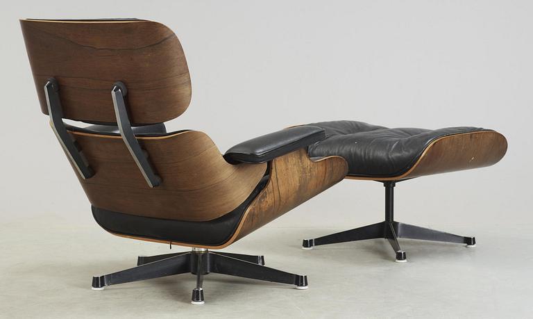 CHARLES & RAY EAMES, "Lounge Chair and ottoman", Herman Miller, USA.