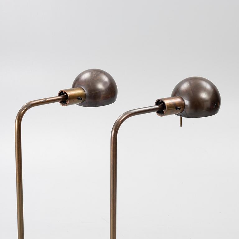 Floor lamps, a pair.