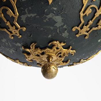 An Empire style ceiling lamp, early 20th Century.