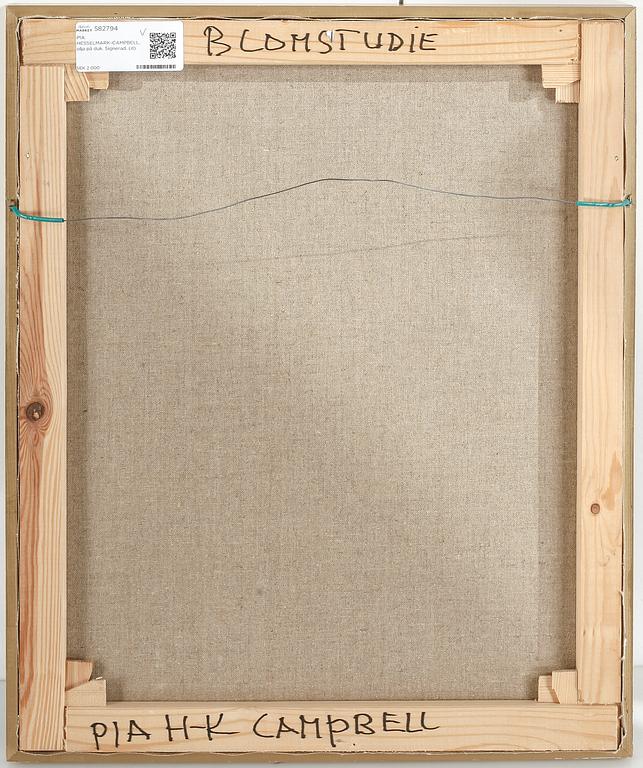 PIA HESSELMARK-CAMPBELL, olja på duk. Signerad.