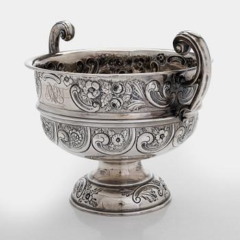 Skål, silver, Thomas Hayes, Birmingham 1904.