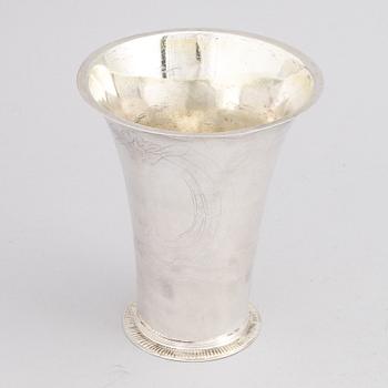 Christian Kullberg, bägare, silver, Ystad 1793.