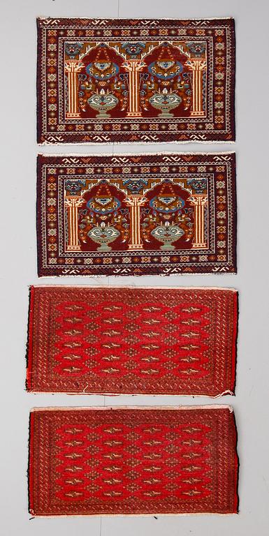 MATTOR, orientaliska, 4 st. 103 x 53 samt 97 x 58 cm.