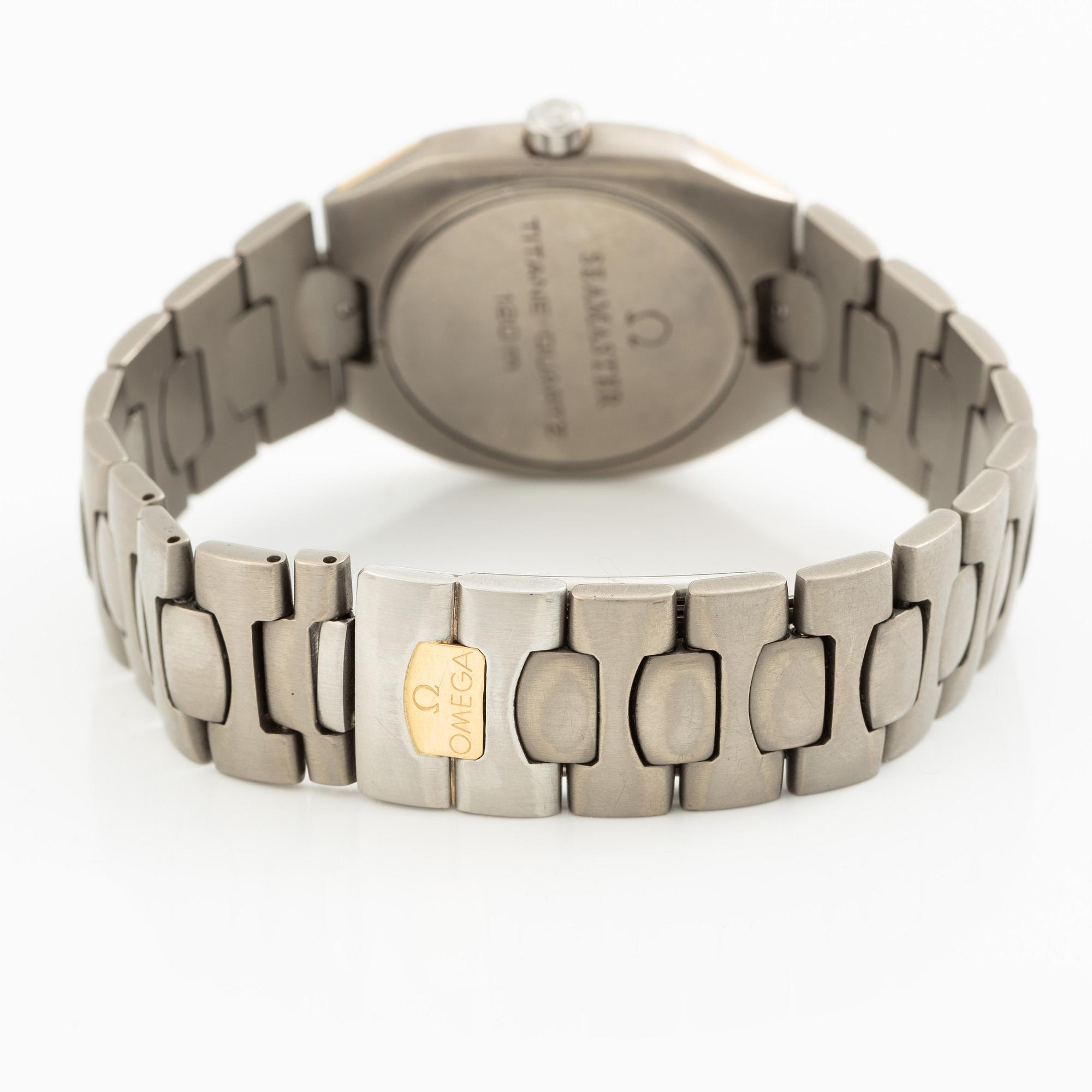 Omega, Seamaster Titane, Polaris, armbandsur, 31,5 mm.