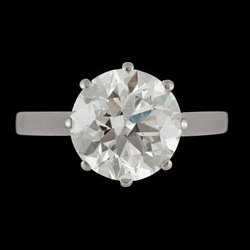 980. RING med diamant ca 4.03 ct. Kvalitet I/VS1.