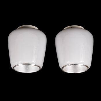 Lisa Johansson-Pape, a pair of 1950's '70-001' ceiling lights for Orno.