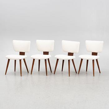 Chairs, 4 pcs, from around the mid-20th century.